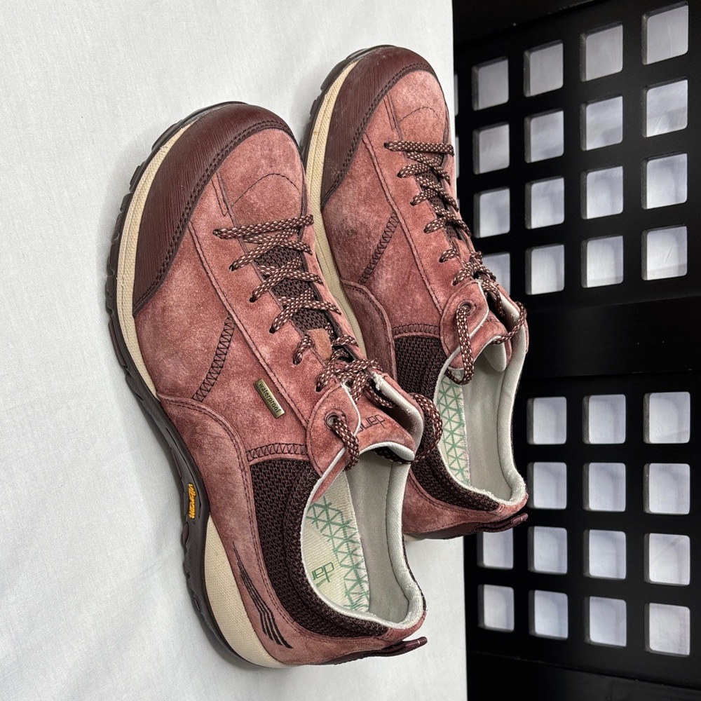 🌹Dansko Paisley Rose & Chocolate Sneakers Size 9 Comfort🤎 Lace-Up Gently worn! - Picture 7 of 17